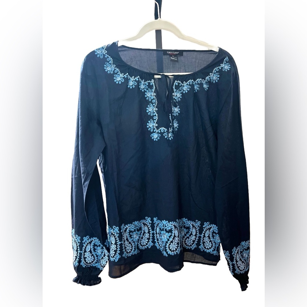 Karen Kane InStyle‎ Large Peasant Top